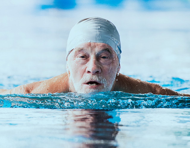 Denver Cataract Surgery Patient Swimming