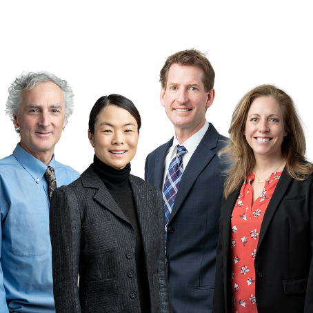 Drs. David Litoff, Eva Kim, Kevin May, and Katie Goldhair