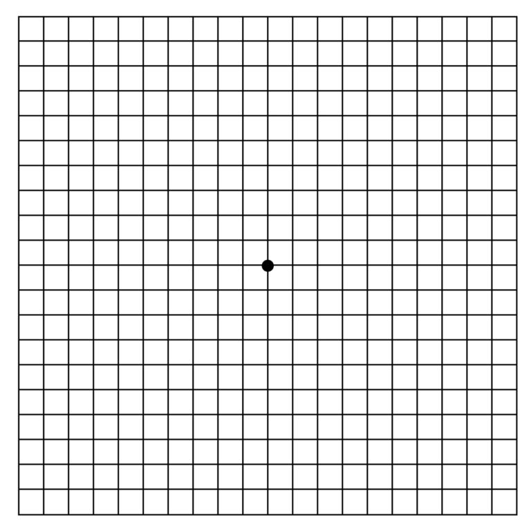 Amsler Grid Vision Test for AMD - LASIK Denver | Cataract Surgery